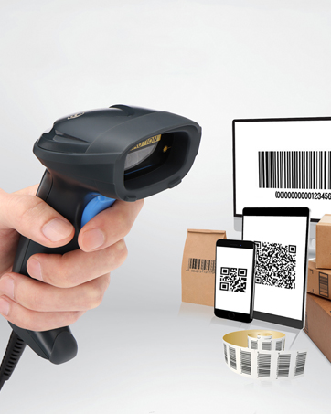 OBZ handheld barcode scanner 1d 2d qr bar code scanner scan plug and play