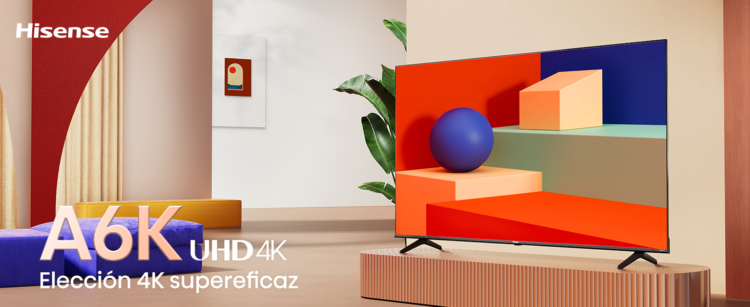   UHD 4K,VIDAA Smart TV,Dolby Vision, Modo juego Plus, DTS Virtual X, control por voz televisor