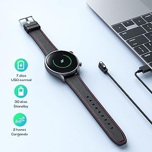 smartwatch reloj inteligente bateria larga duracion