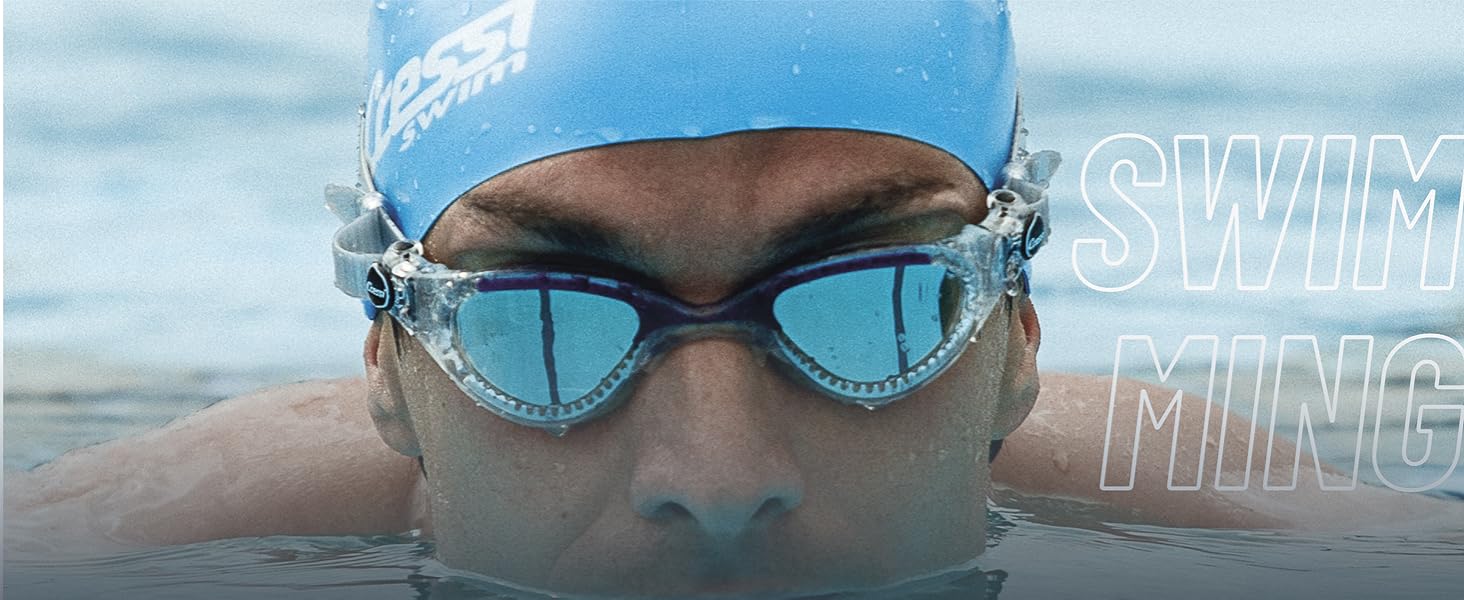 Cressi Equipo de natación Gafas de natación Gorro de natación Traje de baño