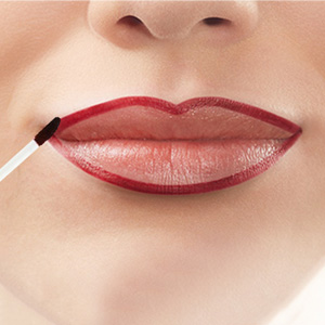 Lápiz de contorno de labios extraíble