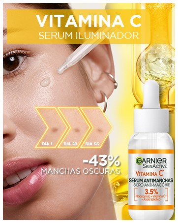 serum vitamina c, antimanchas, vitamina c, niacinamida, garnier vitamina c, serum iluminador,