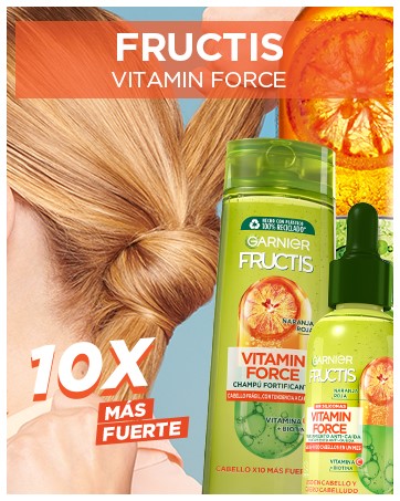 fructis,fortalecedor pelo, vitamina capilar, champu pelo, garnier, anticaida champu