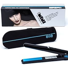 Plancha de pelo de viaje mini elie (azul)