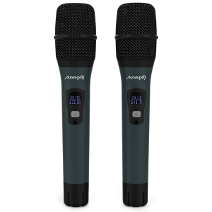 karaoke microfono inalambrico profesional wireless diadema dinámico receptor transmisor audio