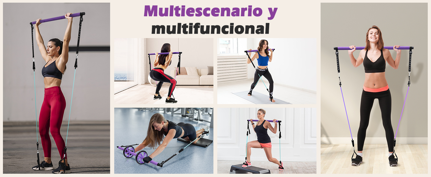 Kit de barra de Pilates 