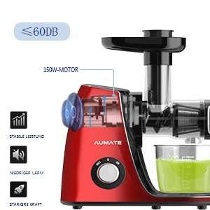 Juicer lento silencioso