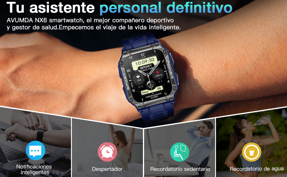 AVUMDA NX6 Reloj Inteligente Hombre