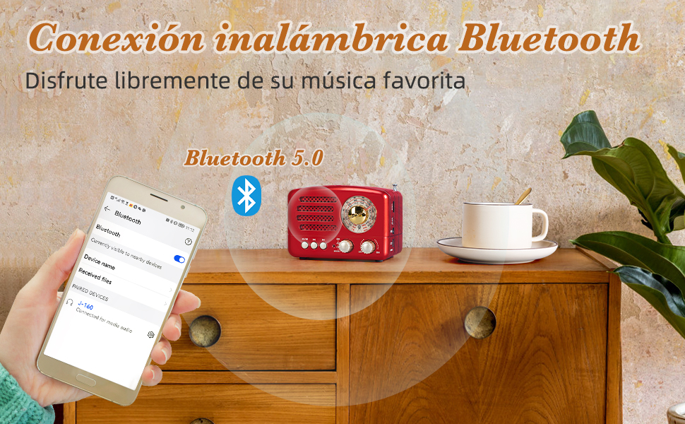 radio retro vintage bluetooth