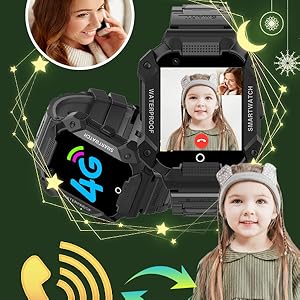 Smartwatch Teléfono Reloj Inteligente Niños Niña Niño 8 10 4 5 6 7 9 11 12 años smart watch regalo 