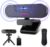 VIZOLINK V20 Webcam 4k con Micrófonos y Altavoces, Cámara Web Full HD con Control Remoto, Zoom óptico 3X, 112°Gran Angular, Autofocus, Protección de la Privacidad, para Conferencia y Videollamada