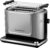 Russell Hobbs Tostadora Attentiv 2 Ranuras Cortas y Anchas, Control Táctil, Calientapanecillos, Función Cancelar, Recalentar y Descongelar, Acero Inoxidable, Plata – 26210-56