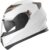 Casco Moto Integral ECE Homologado – YEMA YM-829 Casco de Moto Scooter para Mujer Hombre Adultos con Doble Visera -Blanco-XL