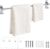 Tanice Toallero de Baño Ajustable Toallero de Barra Única para Montar en la Pared 40-70cm Toallero de Pared de Acero Inoxidable 304 con Tornillos para Baño y Cocina