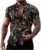 2023 Camisas Manga Corta Hombre, Verano Hawaii Impresión Casual Moda Cuello en V Botones Cárdigan T-Shirt Blusas Camisas Camiseta Suelto Original Playa básic Tops Vacaciones