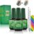 3PCS Magic Remover Uñas Semipermanente Removedor Esmalte Quita Semipermanentes Quitaesmalte Quitar Permanente de Gel Esmaltes Permanentes Retirar Nail Polish + 2 Rascador de Esmalte + Lima de Uñas