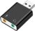 Asbter USB Tarjeta de Sonido Adaptador Externo USB Audio Card 3D Stereo Jack 3.5mm Auricular Micphone Tarjeta para computadora Notebook PC Portátil