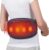 Comfier Cinturón calefactor para dolor de espalda – Cinturón para envolver el vientre con masaje por vibración, Almohadillas térmicas rápidas con apagado automático, para lumbar, abdominal