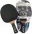Donic-Schildkröt Waldner 3000 – Raqueta de tenis de mesa, ABP Mango de madera esponja, carbon, 2,1 mm, Liga – ITTF combinado, 751803
