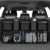 Einesin Organizador Maletero Coche Colgante con 9 bolsillos, Organizador Furgoneta, Organizador Coche Impermeable Plegable,108 x 52 cm, Color Negro