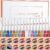 Eyeliner Colores, MKNZOME 16 Colores Glitter Eyeliner Waterproof Delineador de Ojos Liquida Sombras de Ojos Brillantes Maquillaje Mujer Cosplay Banquete Boda