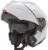 GARIBALDI G100 Blanco – Casco de Moto Modular Integral P/J + Pinlock – Casco con Visor Solar Homologado ECE