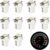 HopeU5® 10 Pack Car T5 B8.5D 5050 1SMD Luz LED Instrumento Tablero luces indicadoras laterales (blanco)