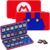 JINGDU Funda de Juegos para Nintendo Switch NS/Lite/OLED Porta Estuche Juegos Protector a Prueba de Golpes con 24 Ranuras para Cartuchos para Nintendo Switch, Mariooverall