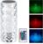 Lampara de mesa Cristal acrílico -Lamparilla de mesa efecto diamante LED con 16 colores diferentes -4 modos de iluminación únicos -Lampara inalámbrica para dormitorio o sala de estar -Control remoto