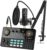 Maono Interfaz Audio con Mesa de Mezclas, Mezclador DJ Maonocaster Todo en Uno Podcast Studio kit con Micrófono de Diafragma Grande de 25 mm para Streaming, Podcast, y Youtube, PC, moviles(AM200-S6)