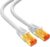 mumbi 23541 Cat.7 S/FTP Raw Cable de Red Ethernet LAN Patch con conectores RJ-45 15.0m, blanco (1x)