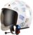 RUYICZB Casco De Motocicleta De Cara Abierta con Bluetooth Aprobado por Dot / ECE Eléctrico 3/4 Medio Casco Vintage Scooter Casco para Adultos Hombres Mujeres Protector Solar Cruiser Moped Jet Casco