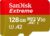 SanDisk 128GB Extreme tarjeta microSDXC para juegos para móviles hasta 190 MB/s con Clase A2 de rendimiento de las aplicaciones UHS-I Class 10 U3 V30