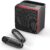 SEAAN Sistema de Karaoke Bluetooth, Mini Sistema de Altavoces PA Bluetooth con 2 Mini Micrófonos Inalámbricos, Altavoz de Sonido Portátil para Niños y Principiantes
