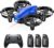 Tomzon A24 Mini Drone para Niños, Dron con 3 Baterías 24 Minutos de Vuelo, Modo de Batalla, Cuadricópteros Kid Drone Tres Funciones Voladoras, Juguete para Principiantes, Azul