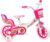 Unicorn Bicicleta para niños, Blanco-Rosa, 12″ (30,5 cm)