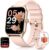 XINGHESF Reloj Inteligente Mujer con Llamadas, 1.96″ Pantalla Táctil AMOLED Smartwatch Mujer con 120 Modos Deporte IP68 Pulsera Actividad con Ciclo Menstrual Pulsómetro SpO2 para Android iOS Rosa