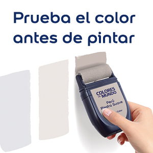 Muestra, prueba o tester de pintura de interior para paredes