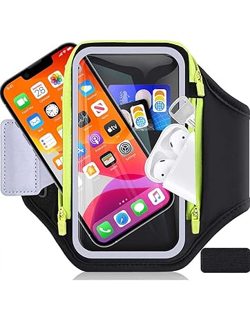 6,8&#39;&#39; Brazalete con bolsa de Airpods