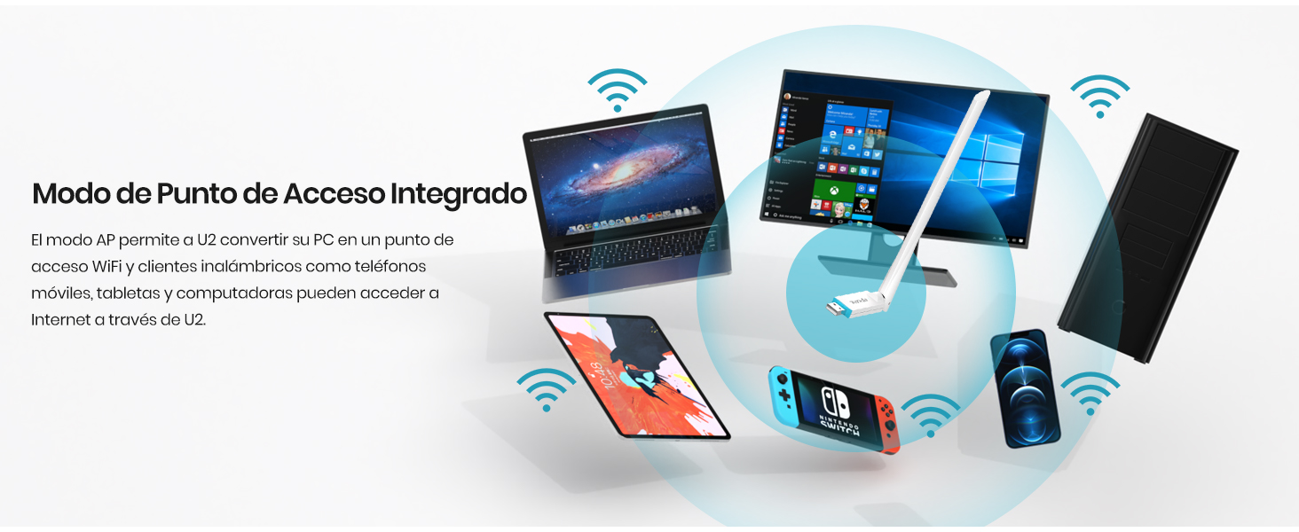 Tenda Adaptador WIFI 6 USB