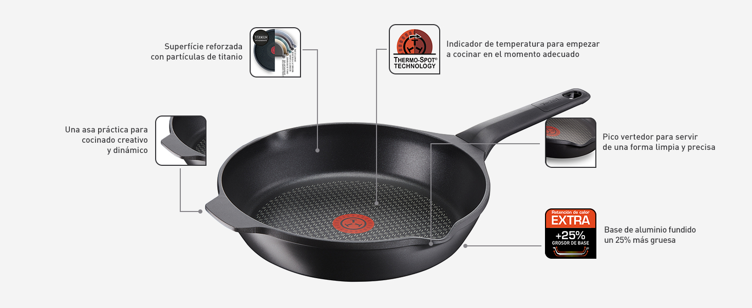 gama de sartenes tefal aroma