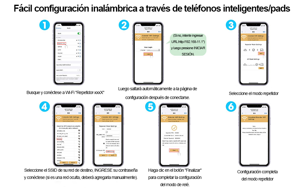 Configuración rápida y fácil