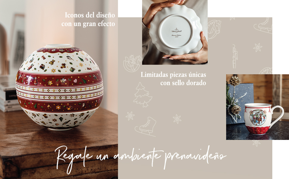 Vajilla de Navidad; Decoración de Navidad; Invierno; Regalos; Plato; Taza; Cubiertos; Vidrio