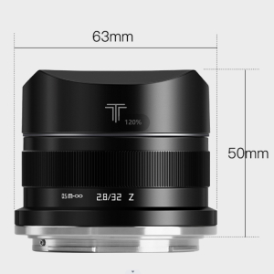 Lente TTARTISAN de 32mm F2.8 para cámaras Nikon Z ZFC Z50 Z5 Z6 Z6II Z7 Z7II Z9.