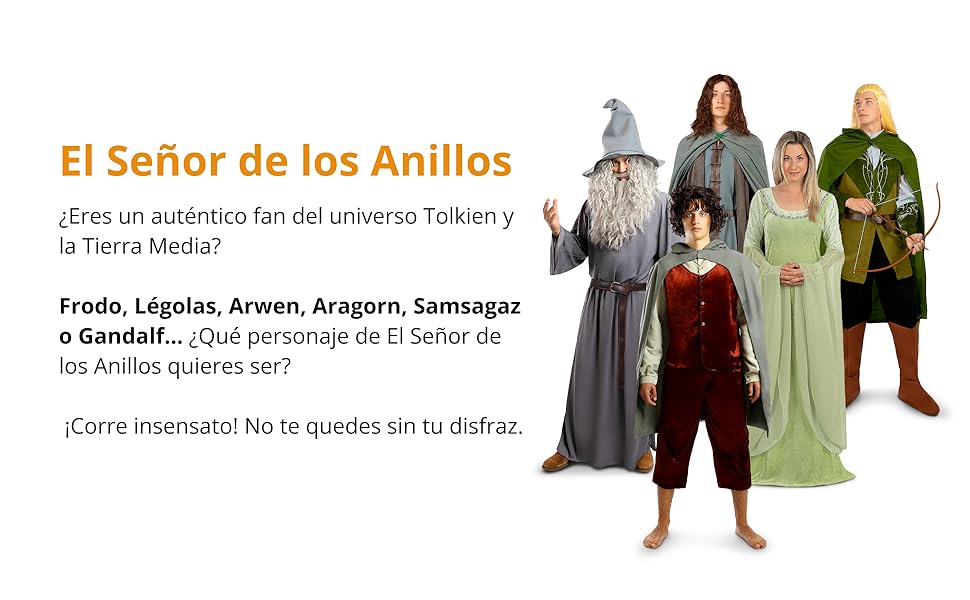 Señor de los Anillos Disfraces adultos