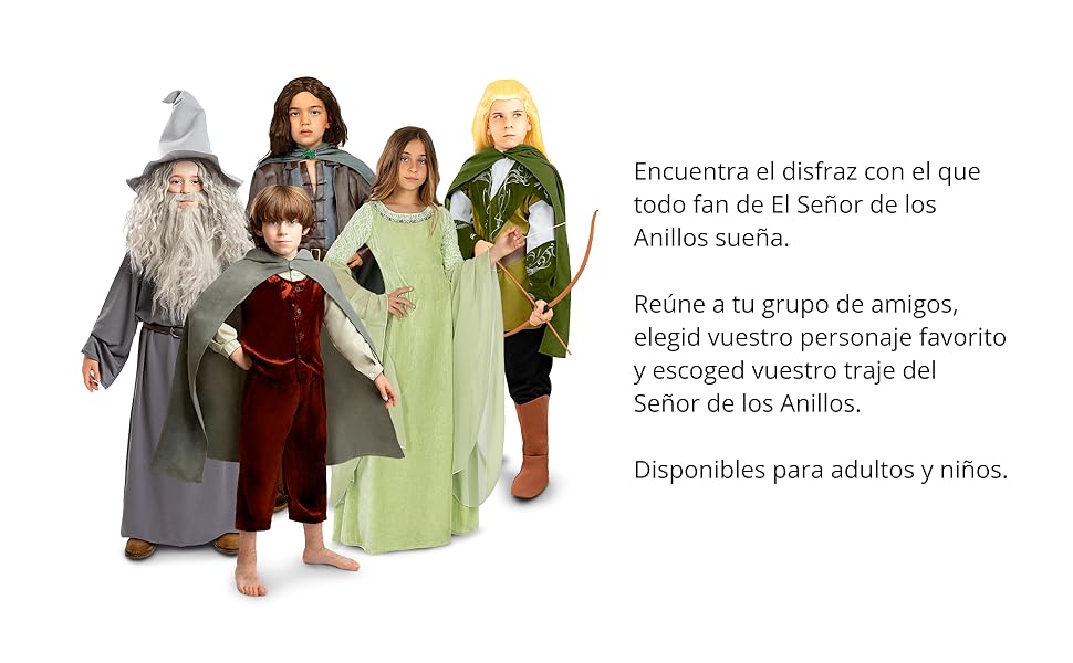 Señor de los Anillos Disfraces niños