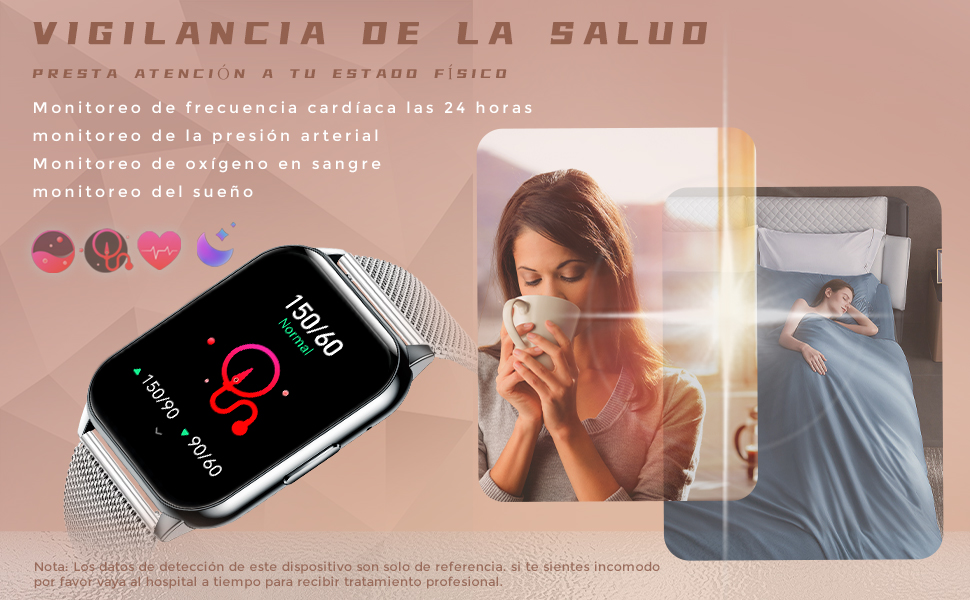 Reloj Inteligente Mujer 