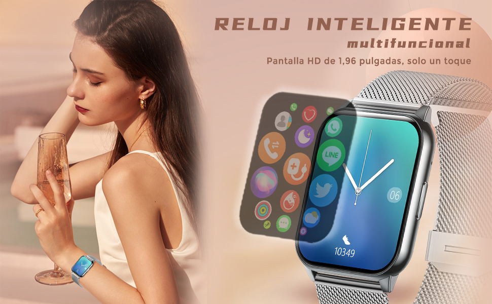 Reloj Inteligente Mujer 