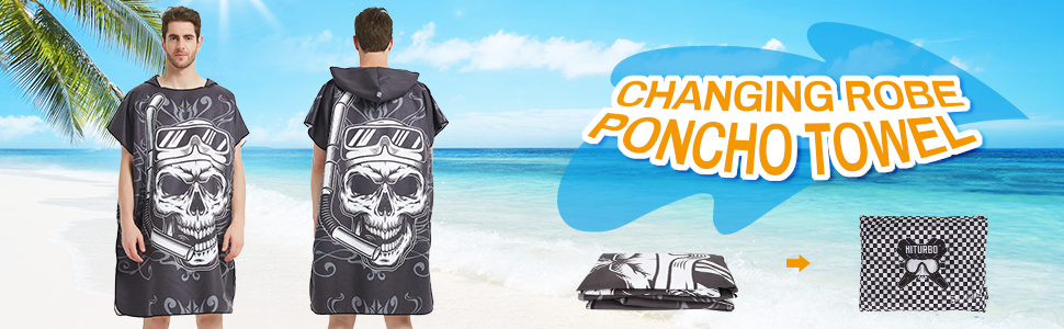 Changing Robe Poncho Towel