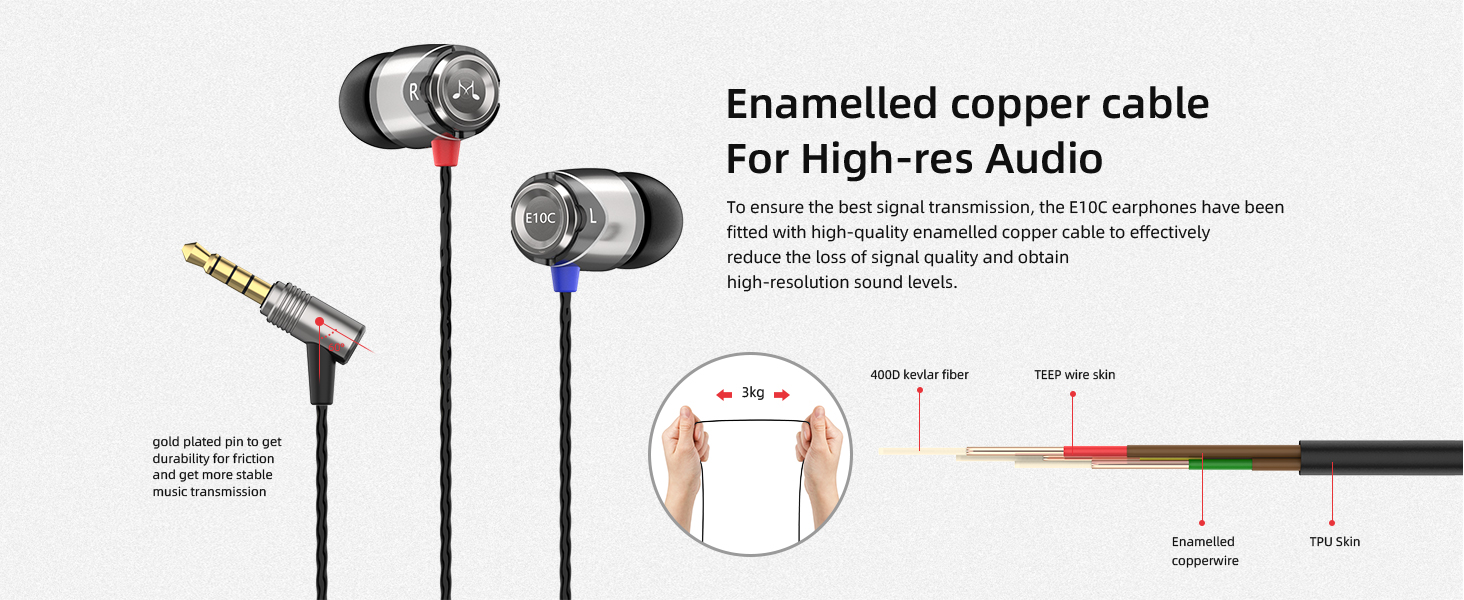 SoundMAGIC E10C auriculares con cable y microfono